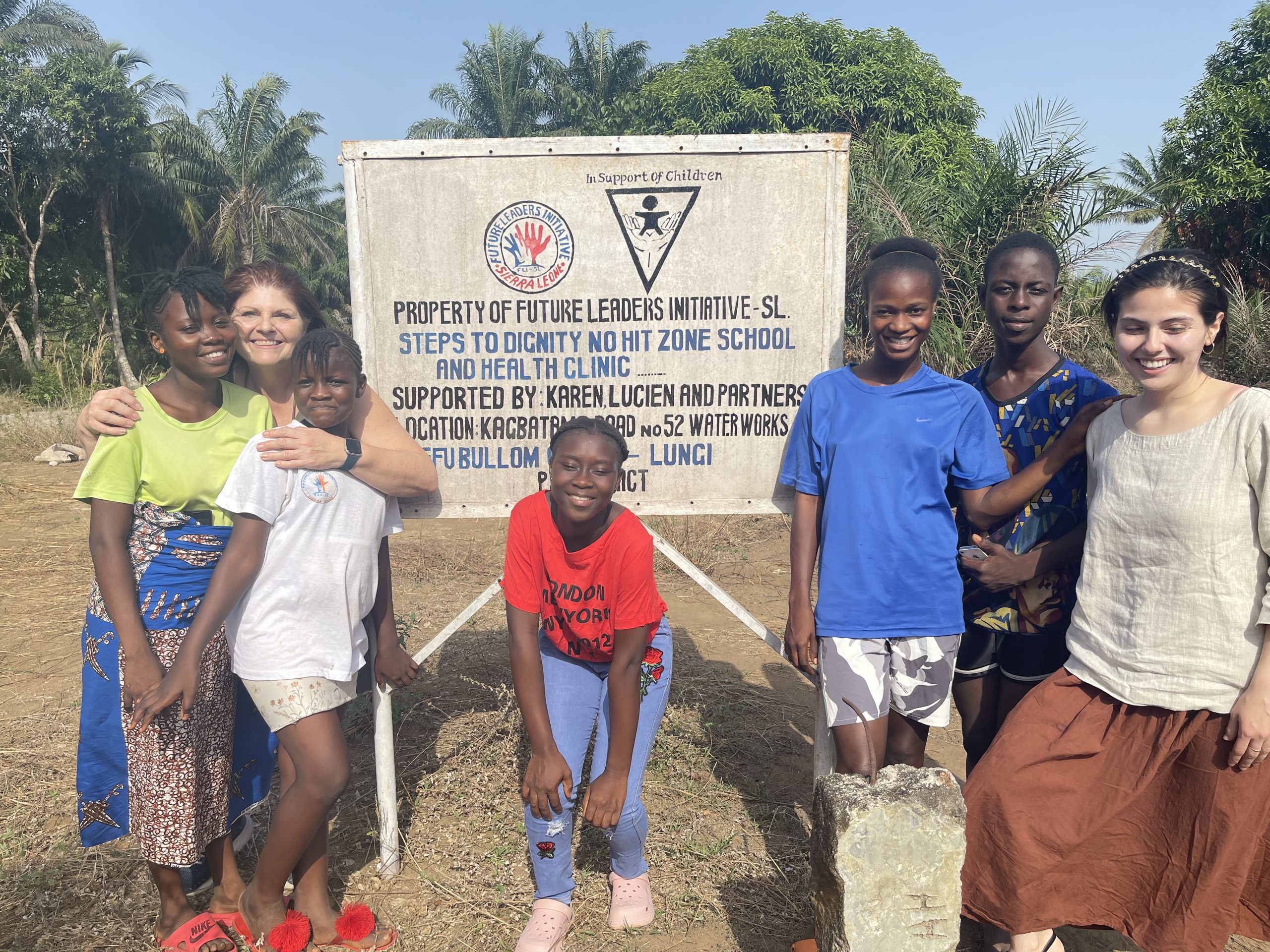 Sasha me and first round of Karen FC girls